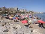 Strand bij Torremolinos